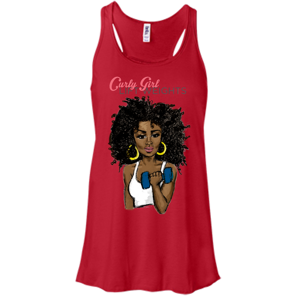 Lifting Weight Racerback Tank – Curly Girl Fitness