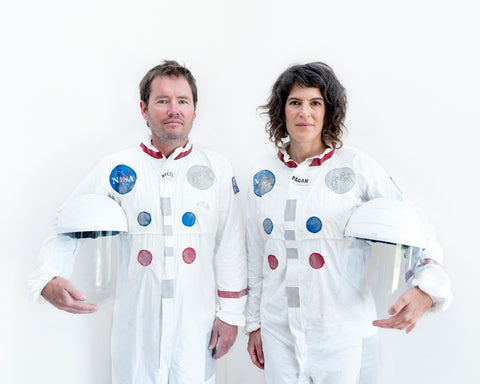 Photo: 2019 Gugenby Mission. Official portrait of Gudgenauts Jack and Jill. Photo: Lee Grant 