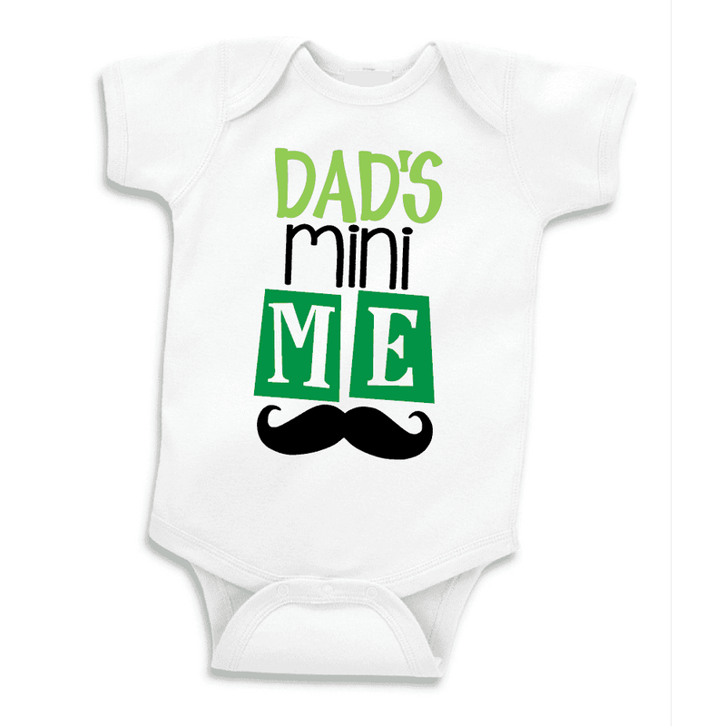 Dad S Mini Me First Father S Day Bodysuit Father S Day T For Daddy Bump And Beyond Designs