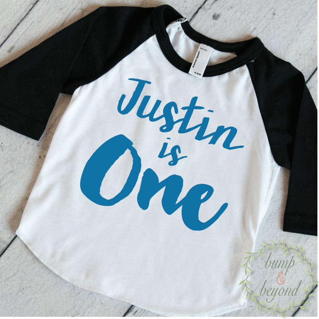 personalized first birthday shirt boy