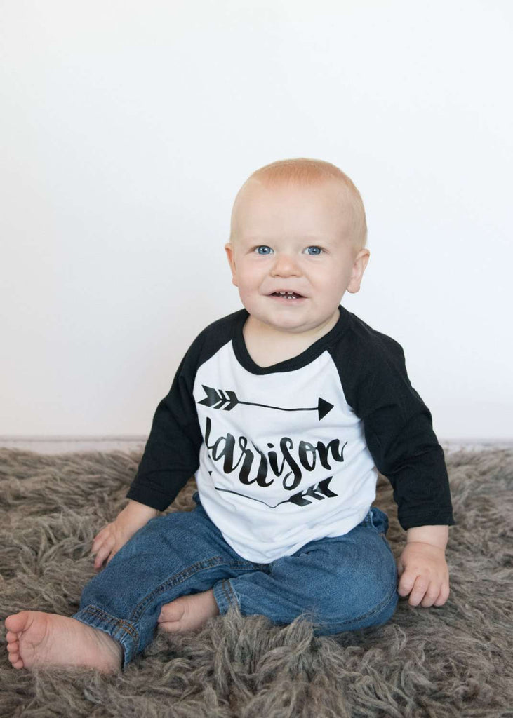 Personalized Baby Boy Shirt, Custom Name Shirt for Kids – Bump and ...