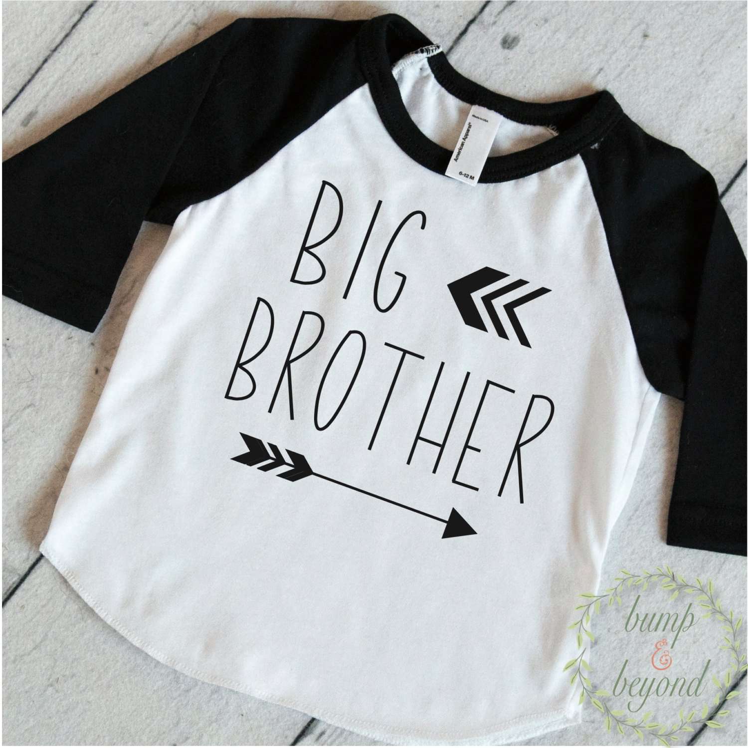 Big Brother Shirt, Big Brother to Be Gift, Pregnancy Announcement Ragl ...