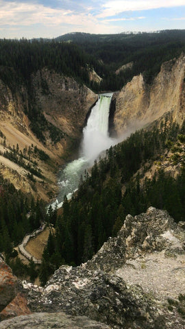 Upper Falls Yellowstone National Park Grand Canyon