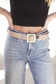 Classic Square Buckle Belt