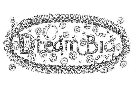 drawings of the word dream