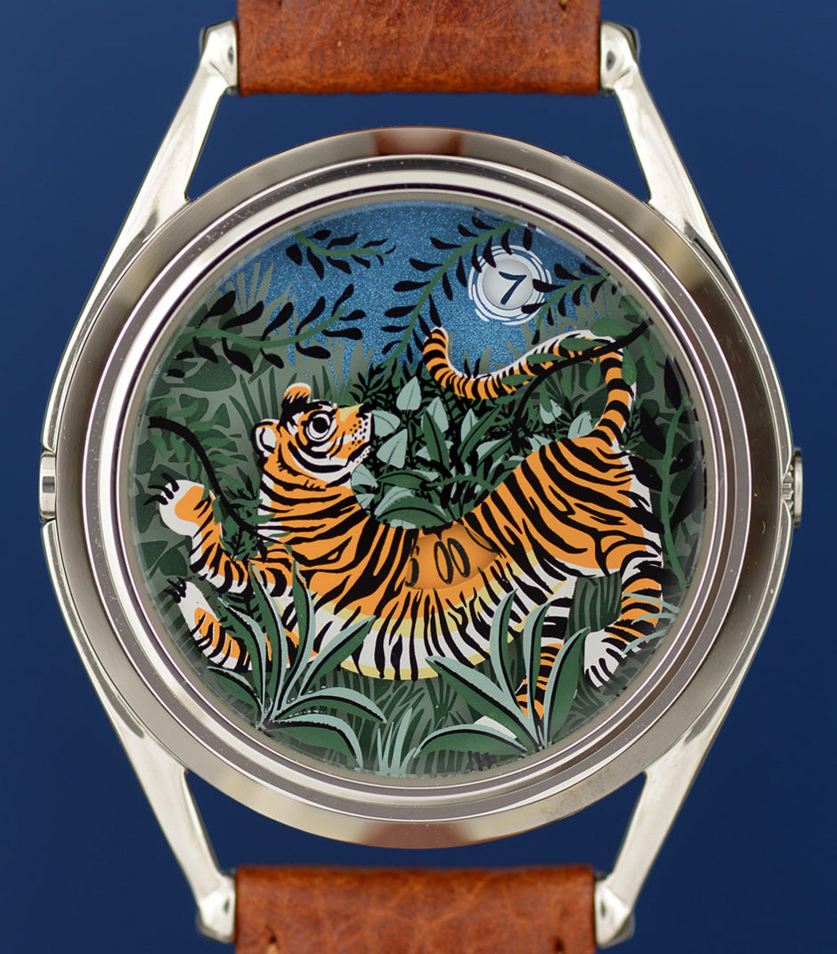 The Promise of Happiness tiger watch finished design