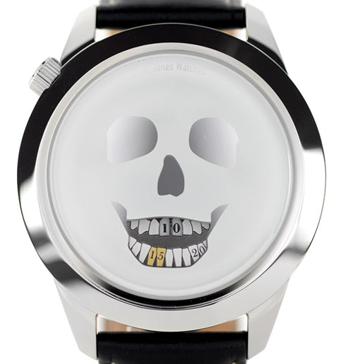 The Last Laugh XL skull watch