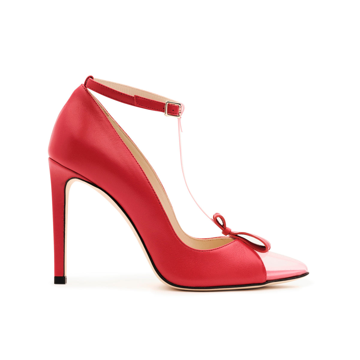 Tamron Santa Red With Pink And Red Accent Pumps | Buy Online – Tiannia ...