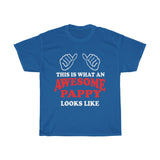Awesome Pappy Gift Slogan T-Shirt - This is what an Awesome Pappy looks like - The VIP Emporium