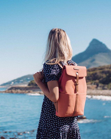 sac à dos kapten & son copenhagen coral brown