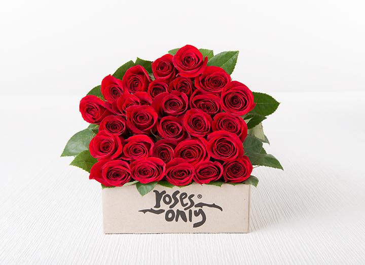 Red Roses 24 In Our Signature Box Roses Only