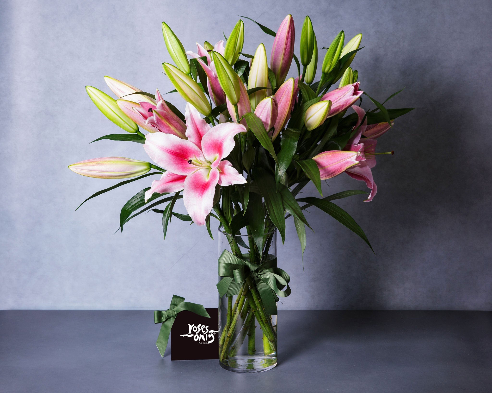 Image of 10 Pink Oriental Lilies