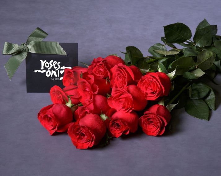 Image of Valentine's Day Flowers - 12 Red Roses