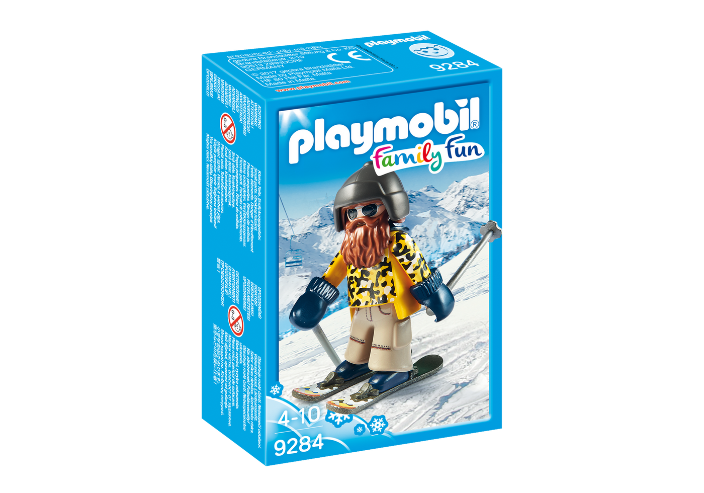 Playmobil 9284 Family Fun Skier With Poles Castle Toys
