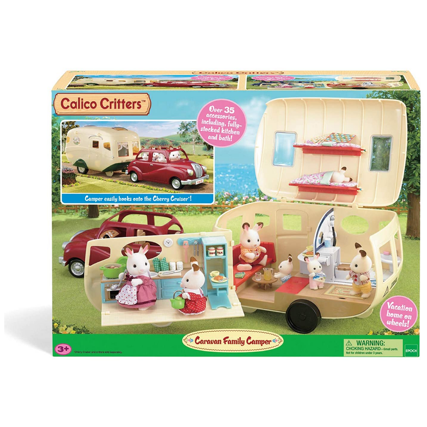 calico critters family camper and cherry cruiser