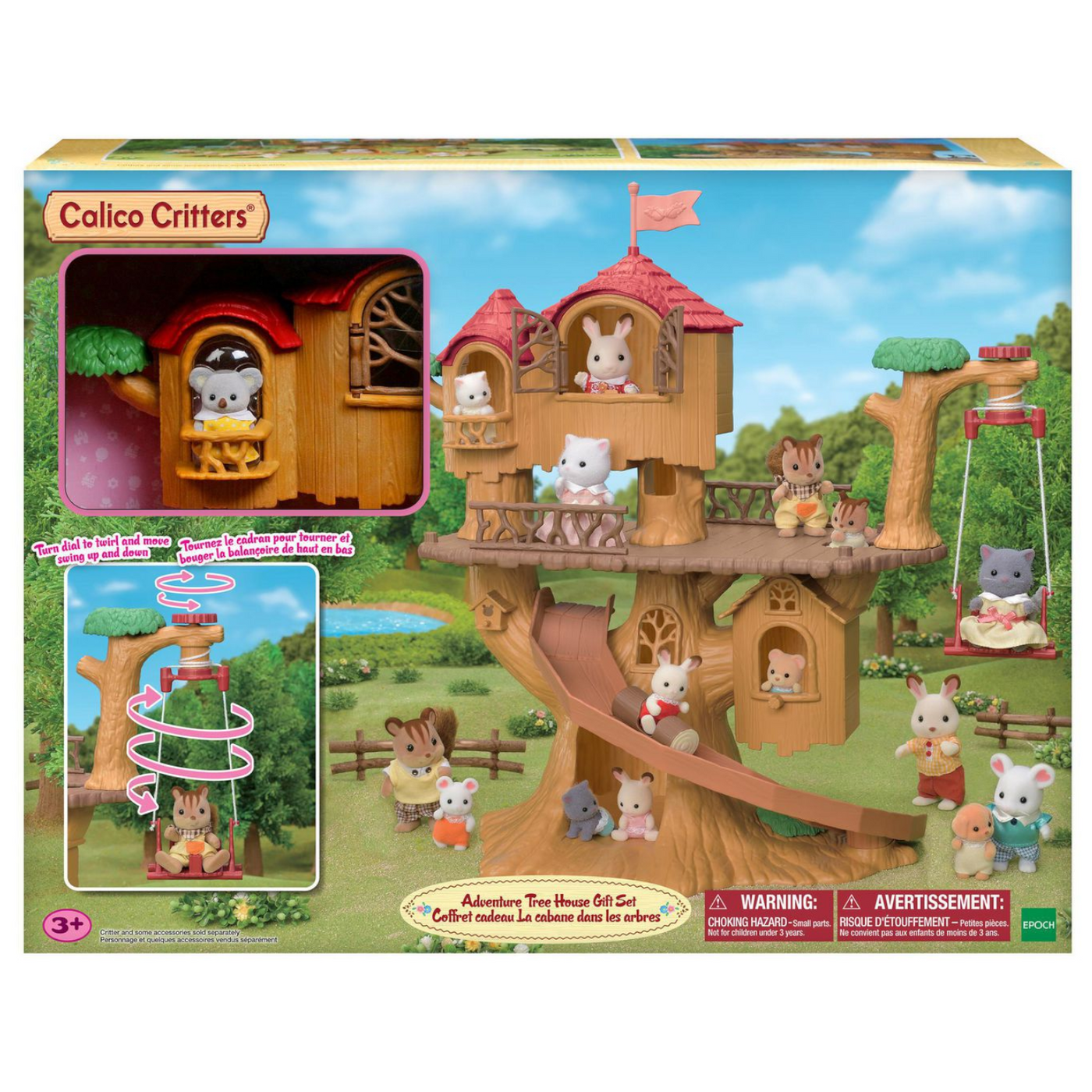 calico critters treehouse gift set