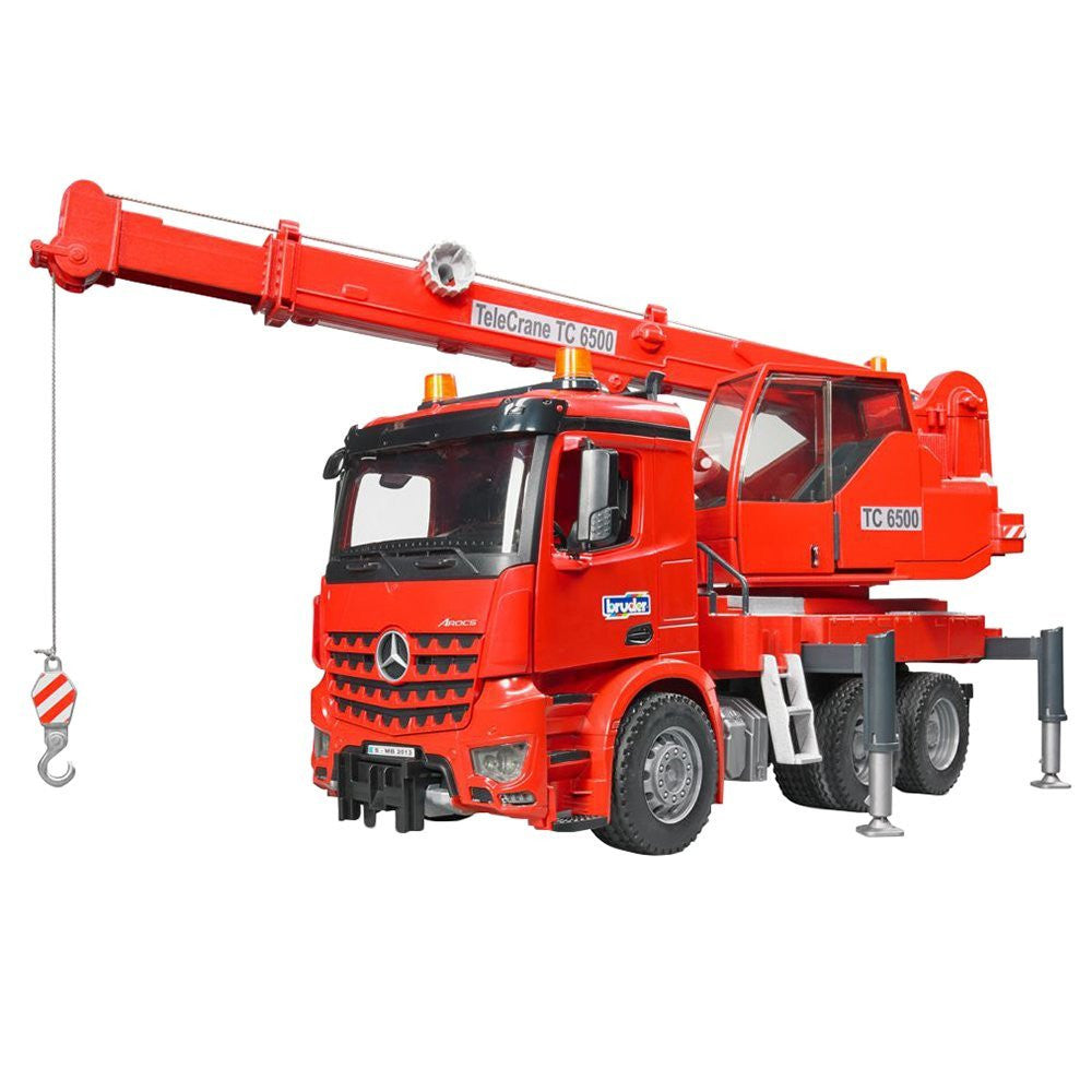 bruder mack granite crane truck