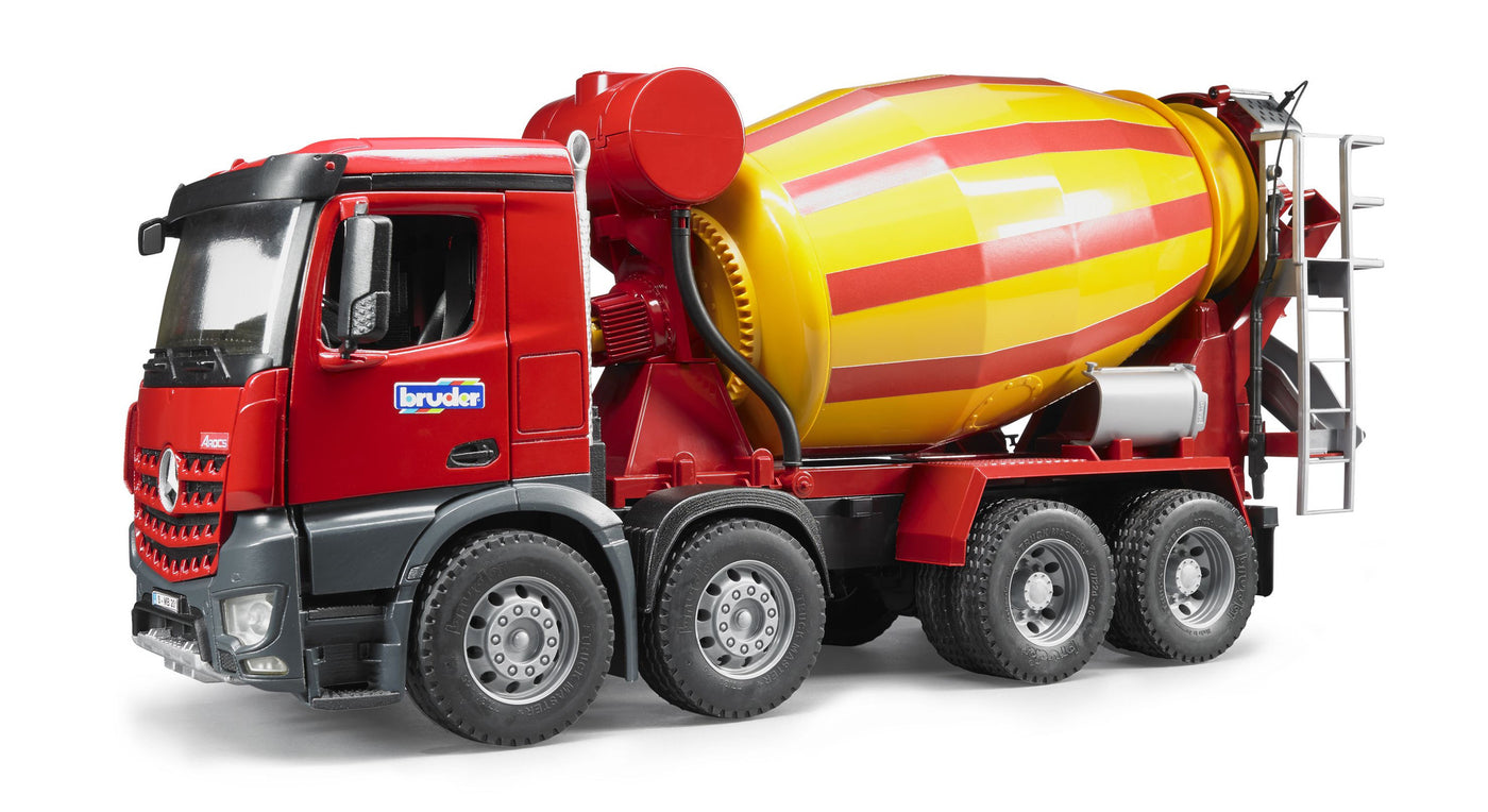 bruder cement mixer truck