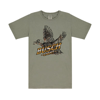 Busch Light Camo Can Duck T Shirt L