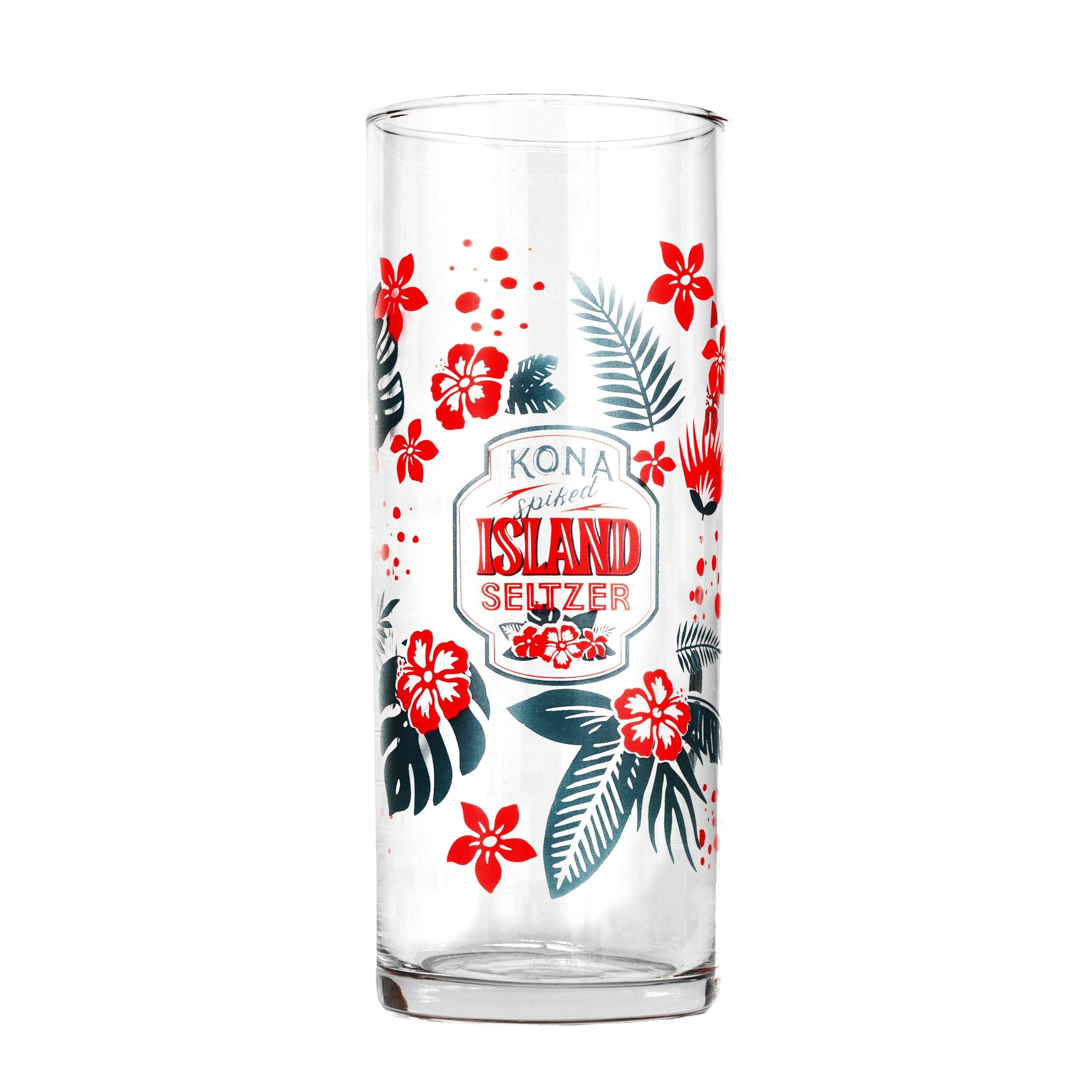 Kona Libbey Glass - Kona Spiked Island Seltzer Tropical Punch design