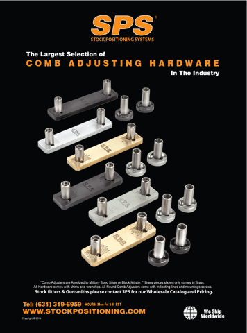 SPS 2 Sliding Post Adjustable LOP Butt/Pad Plate – Stock Positioning