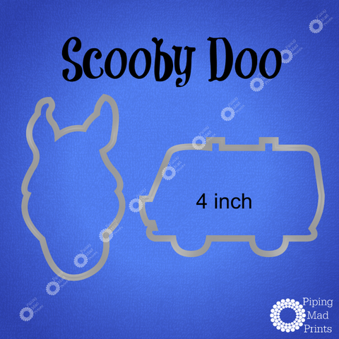 Scooby Doo 3D Printed Cookie Cutter Set of 2