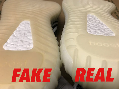 yeezy zebra fake and real