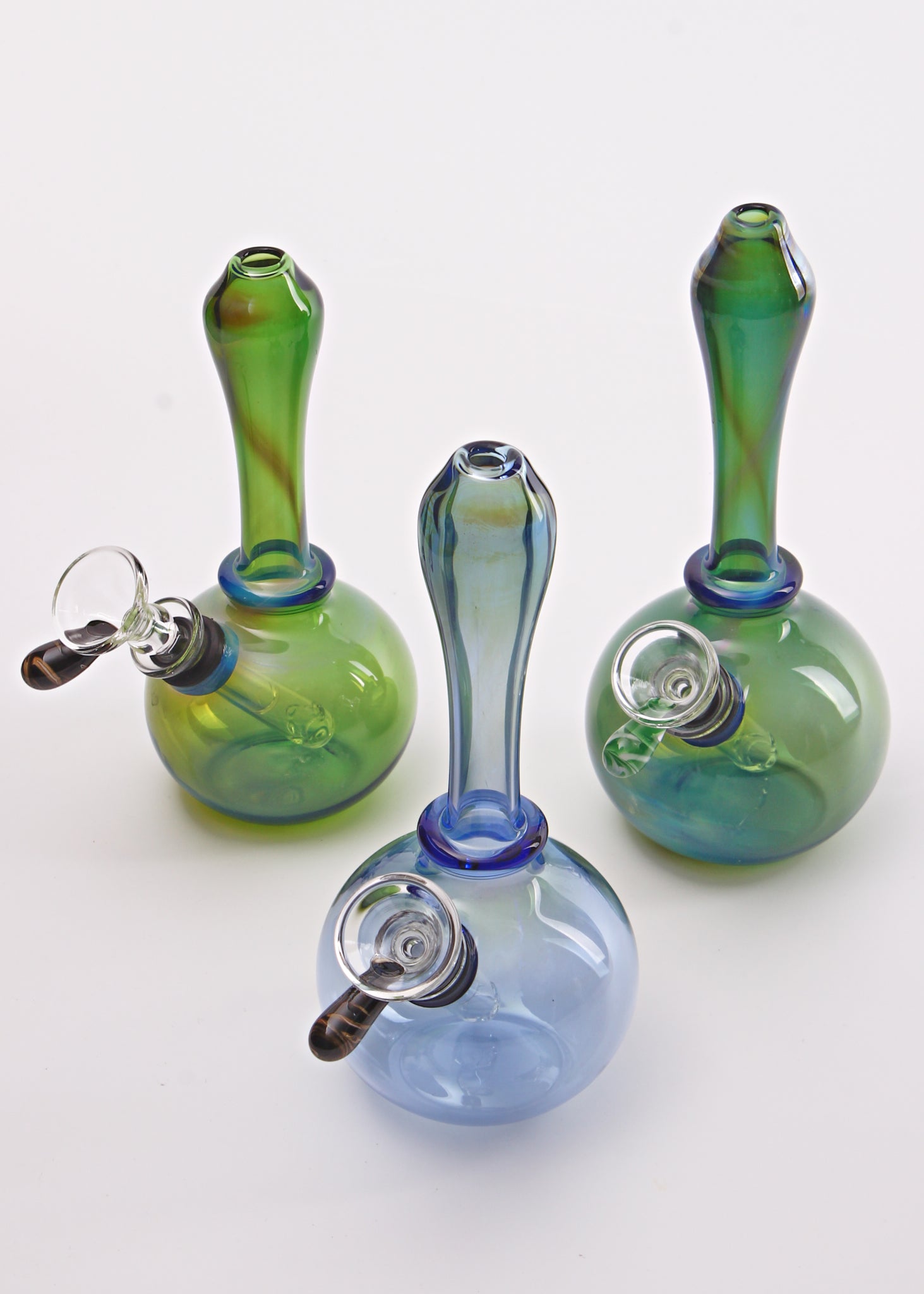 Glowfly Glass Fumed Steamroller Hand Pipe For Sale