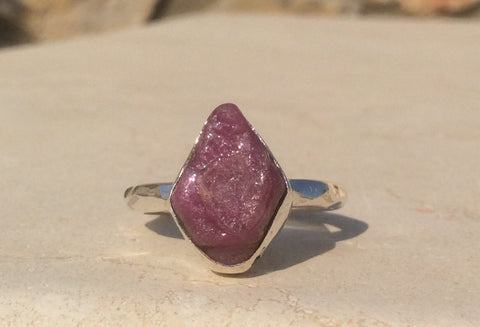 Large Raw Stone Ring