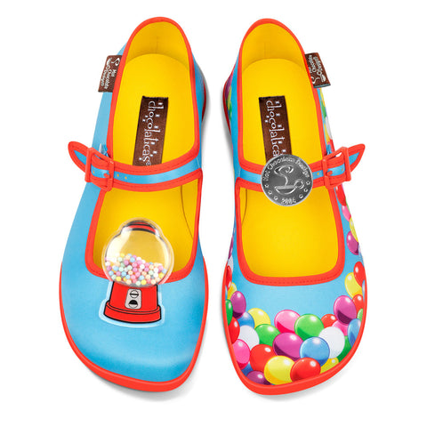 Chocolaticas® Gumball Mary Jane Flat für Damen