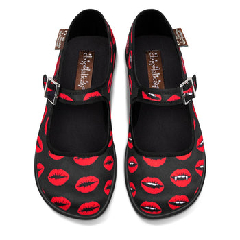 Chocolaticas® Kiss Me Women's Mary Jane Flat