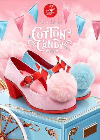 Zapatos de salón Mary Jane para mujer con tacón medio Chocolaticas® Cotton Candy