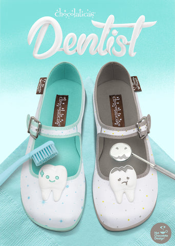 Chocolaticas® Dentist Damen Mary Jane Flat