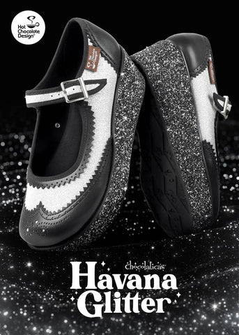 Chocolaticas® Havana Glitter Women's Mary Jane Platform
