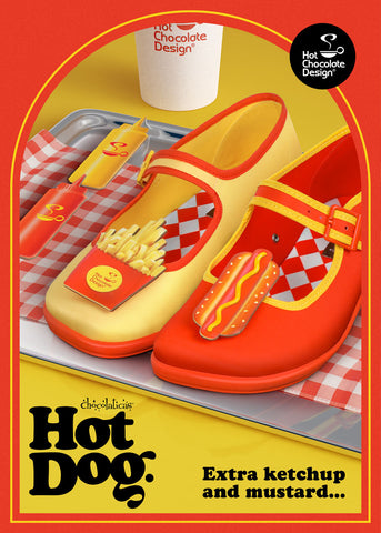 Chocolaticas® Hot Dog Mary Jane Flat for kvinner