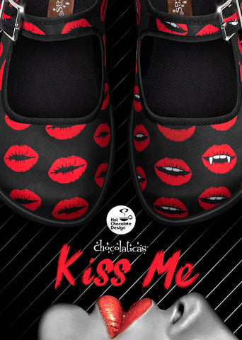 Chocolaticas® Kiss Me Mary Jane Flat für Damen