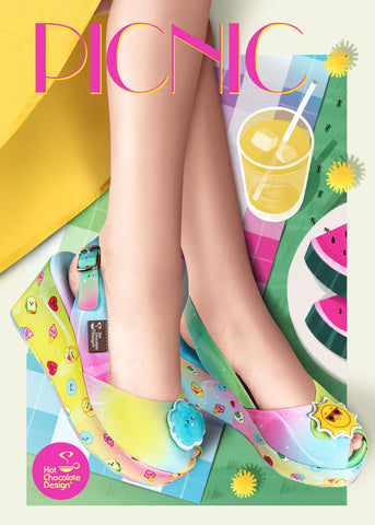 נעלי סנדל לנשים Chocolaticas® Picnic