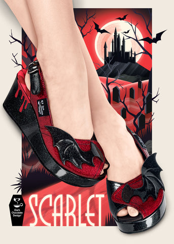 Chocolaticas® Scarlet sandalsko for kvinner