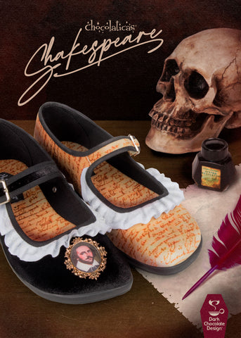 Chocolaticas® Shakespeare Mary Jane Flat für Damen