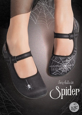 Chocolaticas® Spider Women's Mary Jane Flat