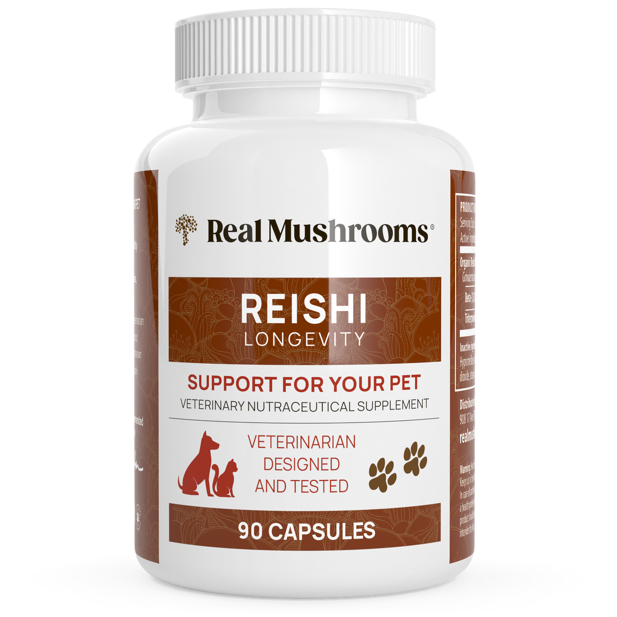 Organic Reishi Mushroom Capsules for Pets