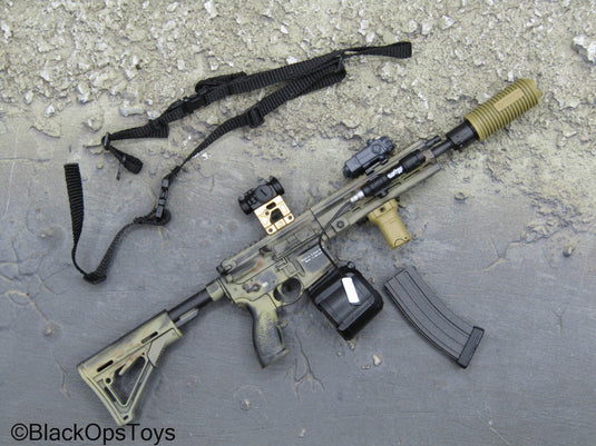 French Commandement - MK16 Scar Rifle w/ EGLM Launcher – BlackOpsToys