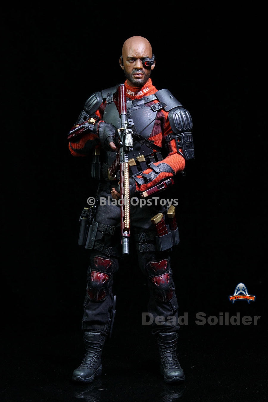 Art Figures Dead Soldier Will Smith As Dead Shot From Suicide Squad