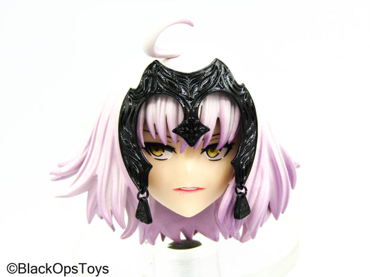 ACEC UNION 1/12 Scale Female Head Sculpt with Rooted Purple Hair