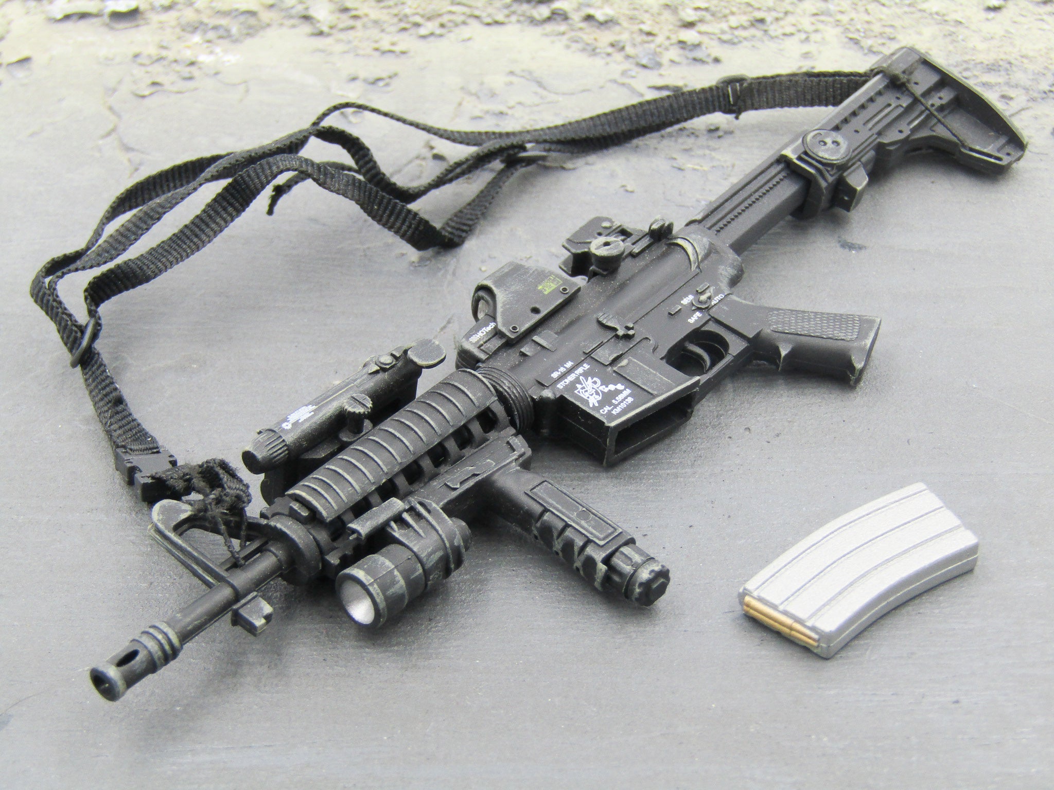 Navy Seal Team 4 - Stoner Platform M4 Rifle w/Accessories – BlackOpsToys