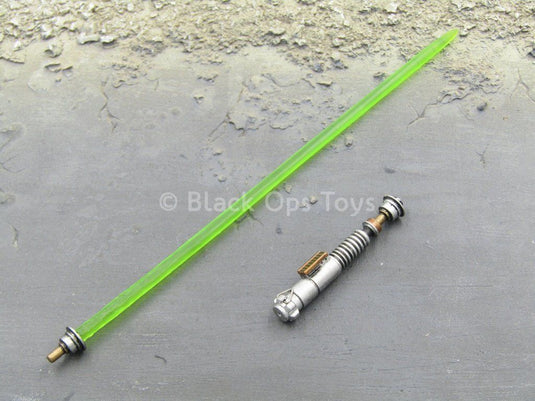 Star Wars Qui-Gon Jinn GREEN Jedi Knight Lightsaber - Cyberteez