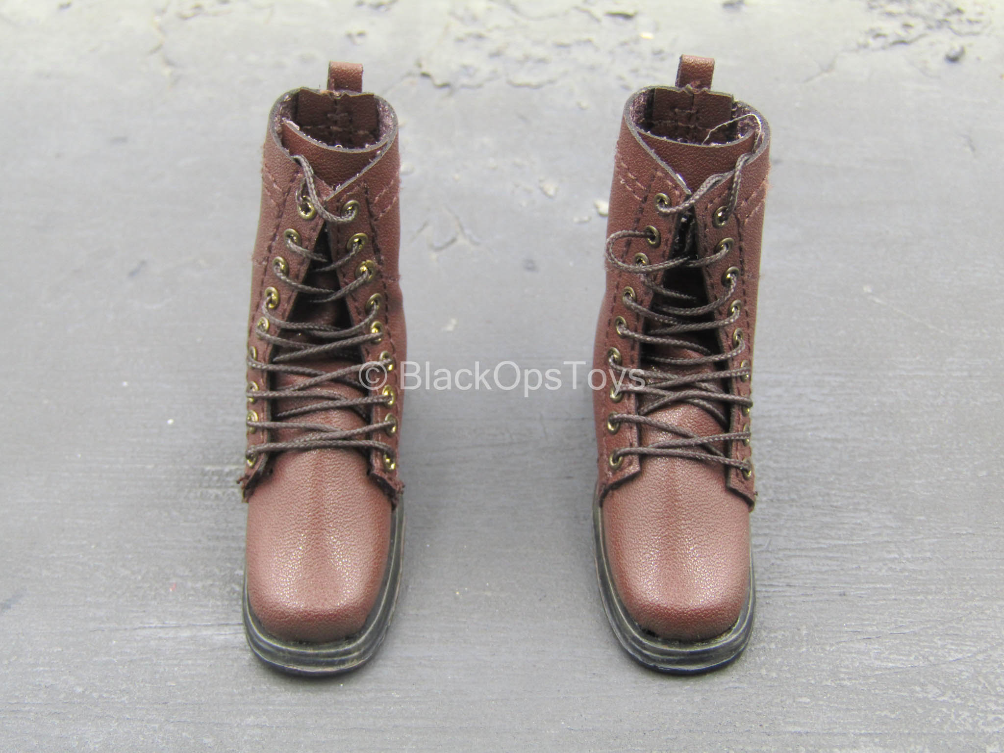Scarecrow - Brown Leather-Like Boots (Peg Type) – BlackOpsToys