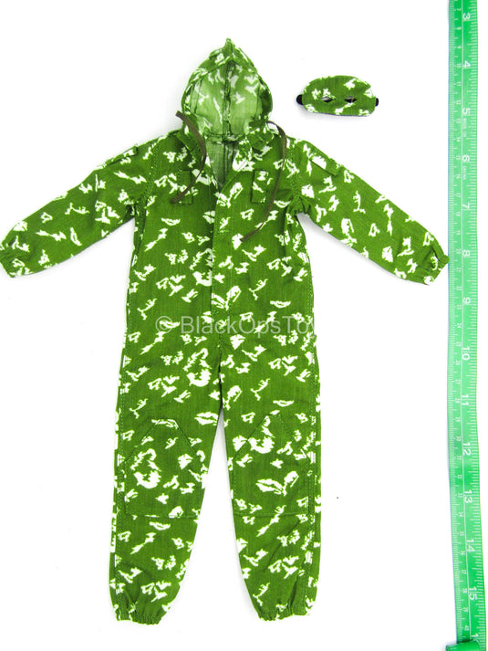 Russian USSR Spetsnaz - Green Camo Body Suit w/Mask – BlackOpsToys