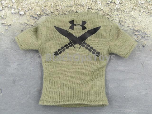 under armour olive green t shirt