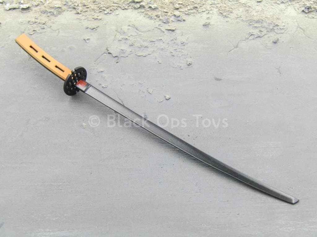 Gi Joe Snake Eyes Metal Black Brown Katana Blackopstoys